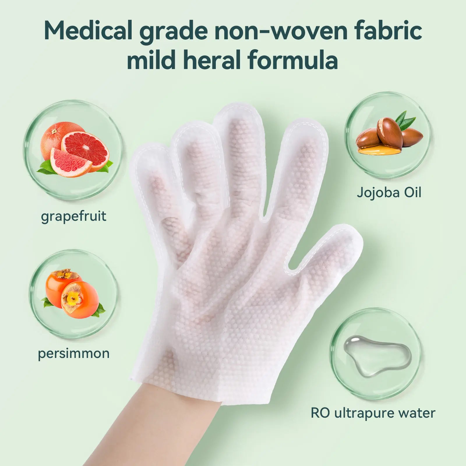WLP Hypoallergenic Pet Glove Wipes for Dogs and Cats - No-Rinse Grooming and Bathing Wipes for Daily Care and Travel, Individually Packaged to Prevent Evaporation and Enhance Portability