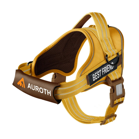 Experience Ultimate Comfort and Safety with Auroth No Pull Dog Harness – Adjustable, Reflective, and Easy to Use for Small to Large Dogs